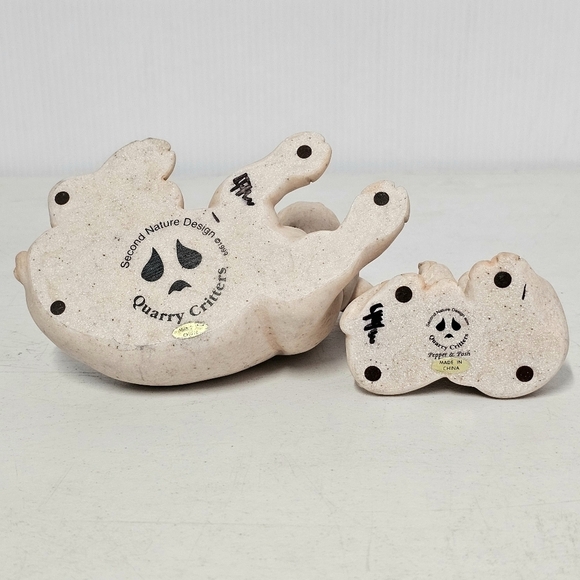 Collectible Quarry Critters Lying Down Pink Pig With Piglets Figurine Sculpture - Picture 10 of 14